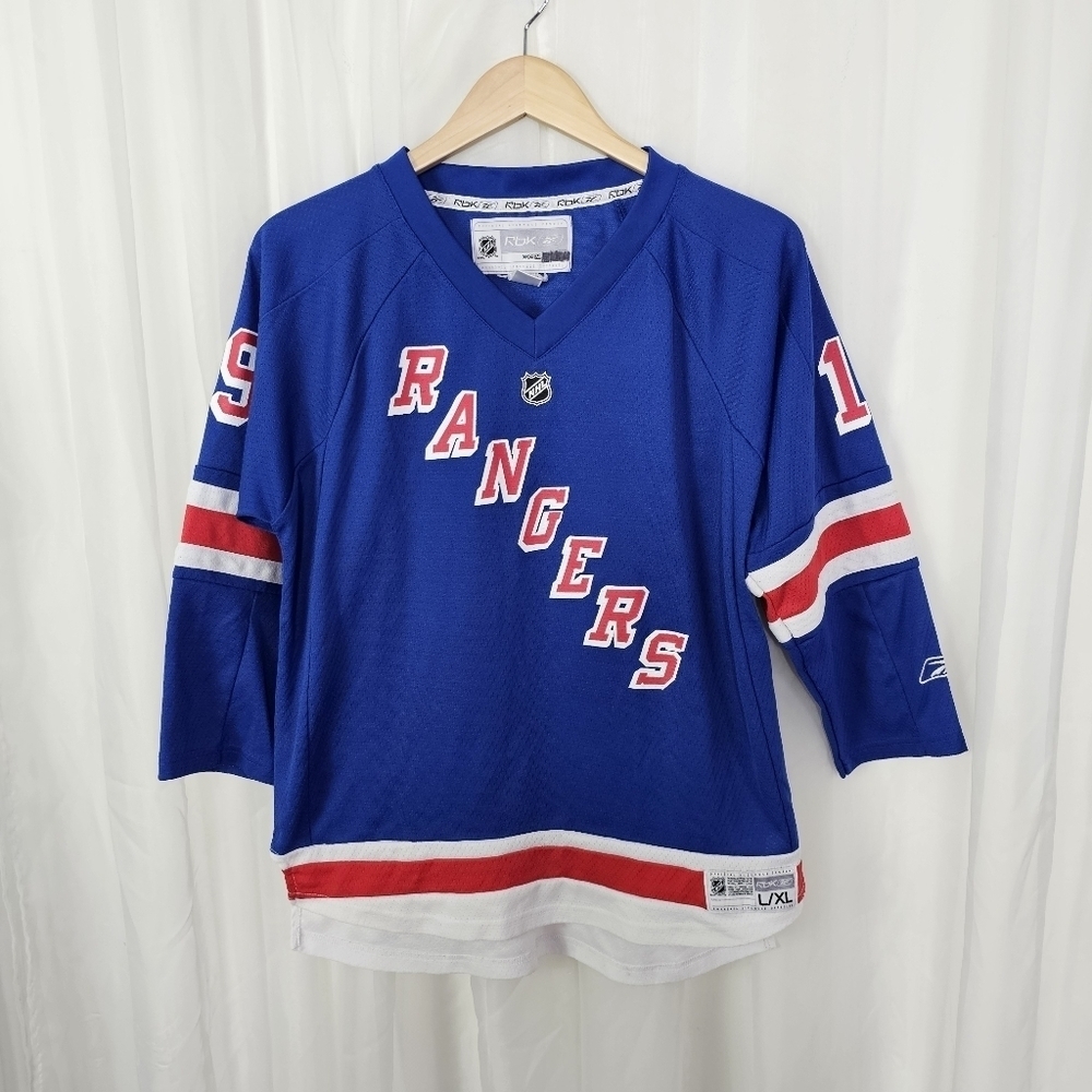 New York Rangers Youth Jersey Gomez #19 Youth L/XL NHL RBK